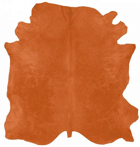 Oranje natuurlijke koeienhuid