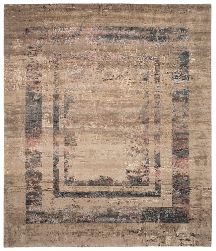 Artwork 27 drievoudige rand chroom vloerkleed