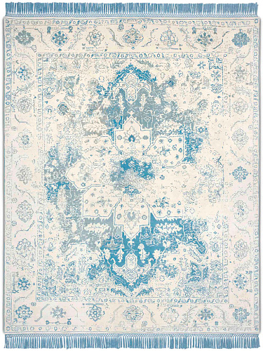 Light Blue luxe vloerkleed