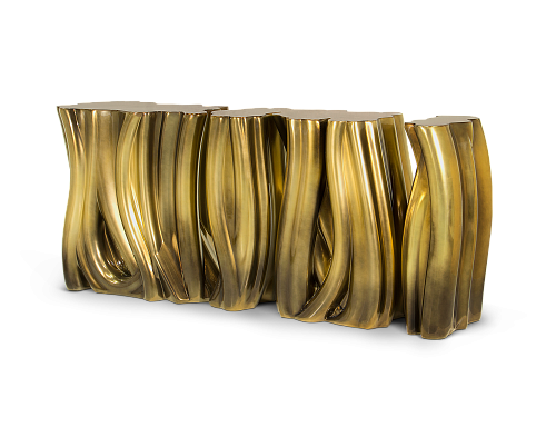 Monochrome goud premium dressoir