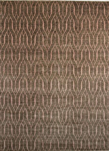 Tapis noué à la main Ikat laine
