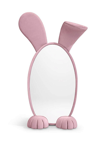 Miroir sur pied Lapin Wonderland
