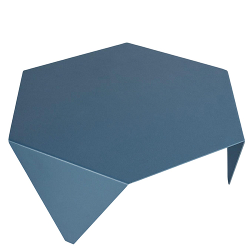 Ruche blauwe salontafel