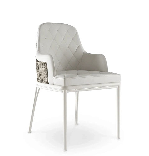Regal houten eetstoel