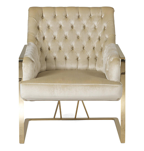 Fauteuil capitonné Dior