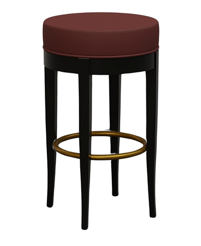 Tabouret de bar bordeaux