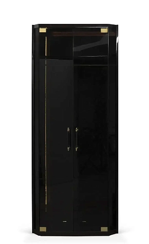 Armoire-penderie Cadence noire