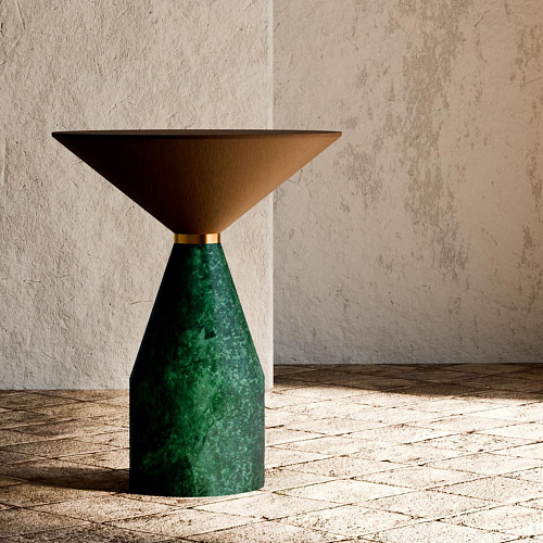 Table Cino en marbre vert