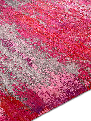 Rose handgemaakt luxe vloerkleed