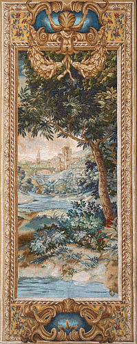 Tapisserie murale Cascade de porte droite