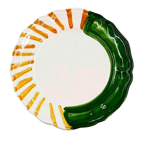 Assiette en céramique artisanale