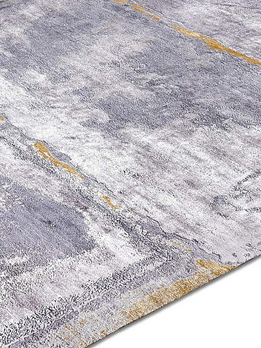 Zilver handgemaakt luxe vloerkleed