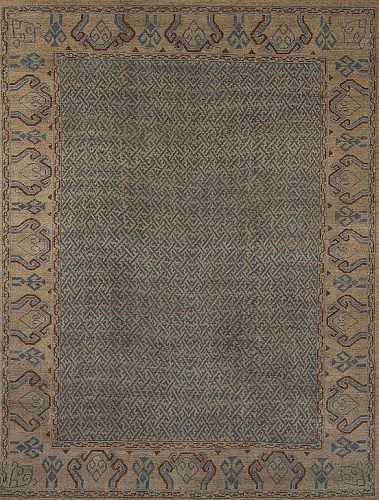 Khotan handgeknoopt wol vloerkleed