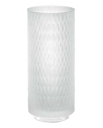 Hexagon matte Italiaanse kristallen vaas