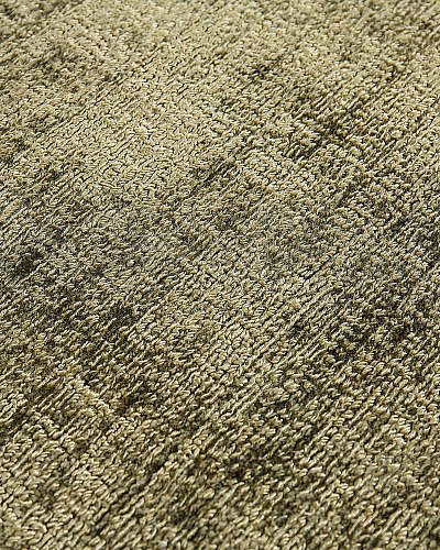 Tapis en soie de banane olive