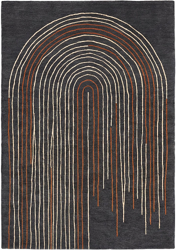 Tapis Arcade Lines Umber