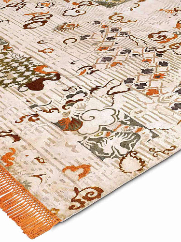 Tapis de luxe noué à la main Dragon