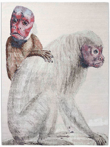 Two Monkeys handgeweven vloerkleed