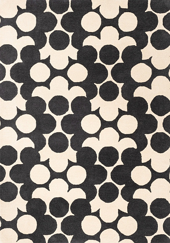 Puzzle Flower leisteen vloerkleed