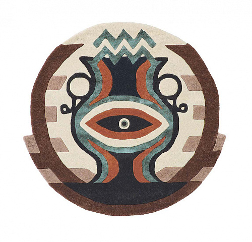 Zodiac Waterman rond vloerkleed