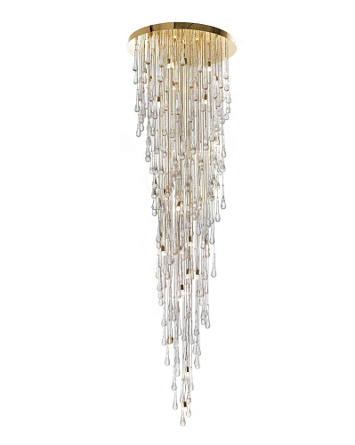Murano glazen druppel cascade kroonluchter