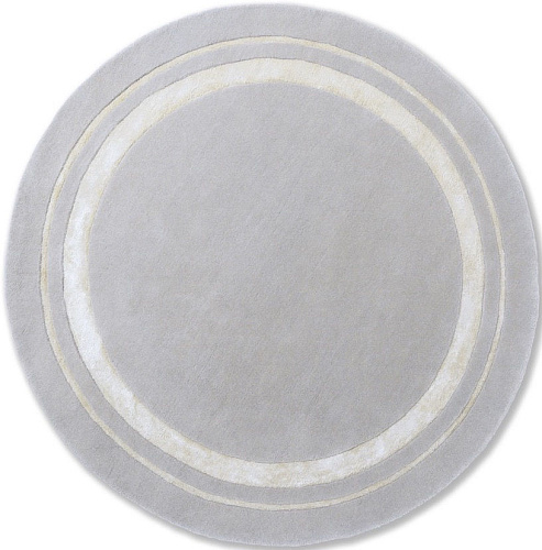 Redbrook zilver rond vloerkleed