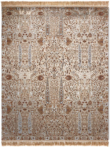 Tapis de luxe Pine Garden gris vert