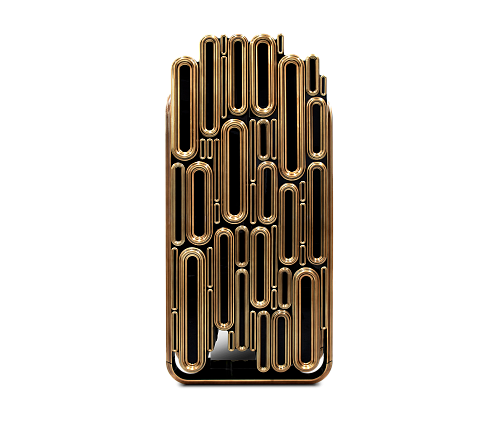 Armoire Ellipse dorée