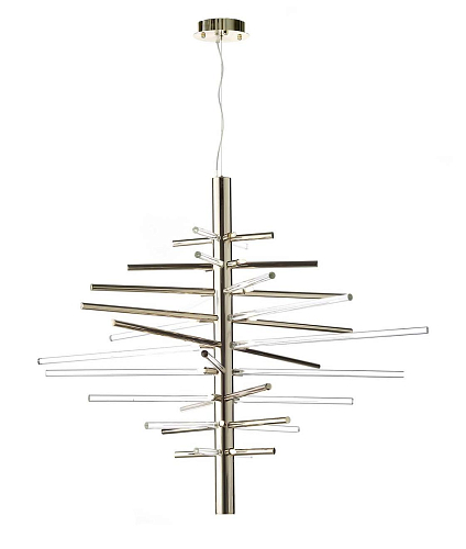 Twist gouden glazen kroonluchter