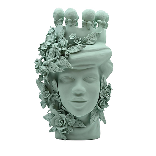 Moorkop handgemaakte sculptuur
