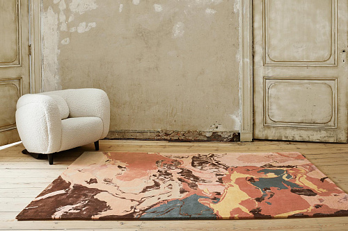 Mistral terracotta vloerkleed