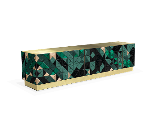 Meuble TV Mosaic vert