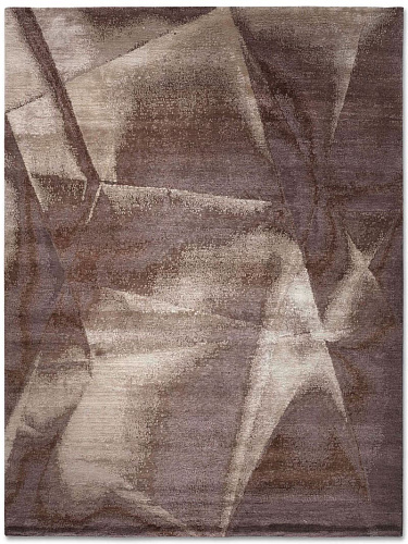 Tapis de luxe noué à la main Brown Olive