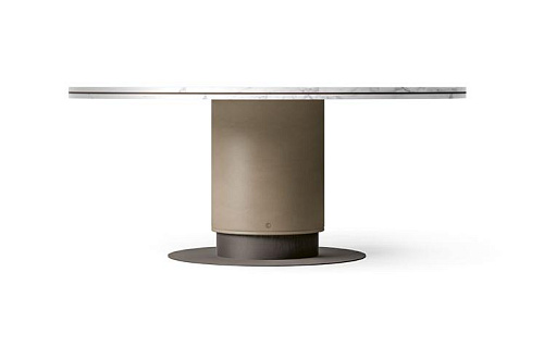 Ronde marmeren eettafel