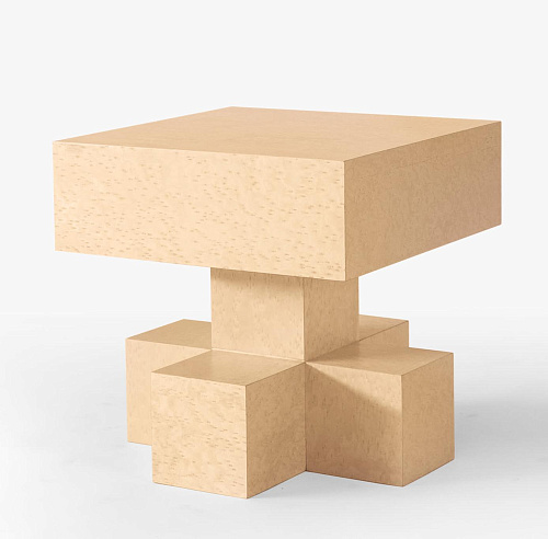 Table d’appoint en bois contemporaine