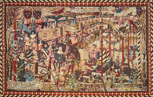 Tapisserie murale Tournoi médiéval