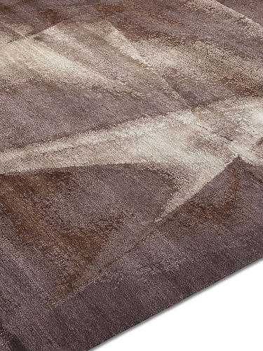 Tapis de luxe noué à la main Brown Olive