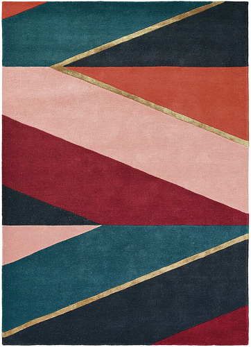 Sahara bordeaux vloerkleed