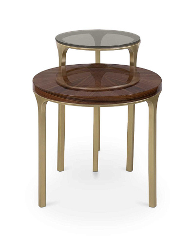 Table d’appoint à deux niveaux