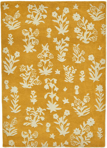 Woodland Glade goud vloerkleed