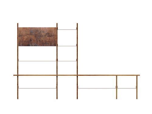 Capanna prachtige bibliotheek S-153