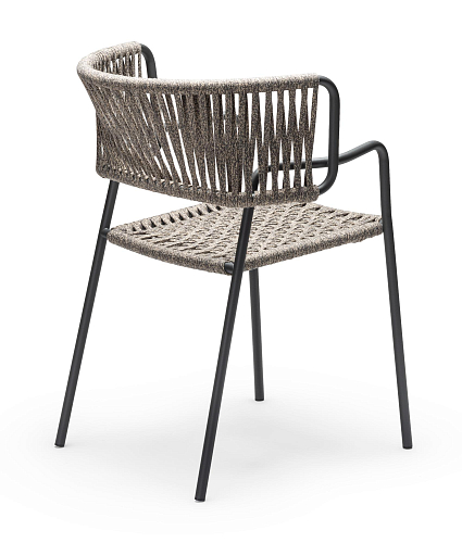 Klot SP antraciet/beige tuinstoel