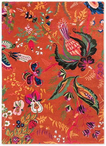 Wonderland Floral amber/lavendel vloerkleed
