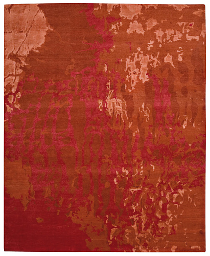 Dune rood vloerkleed