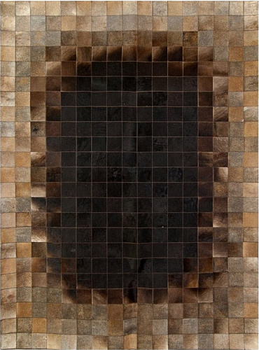 Mosaic koeienhuid vloerkleed