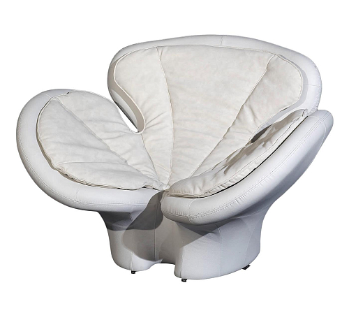 Pansé witte lounge fauteuil