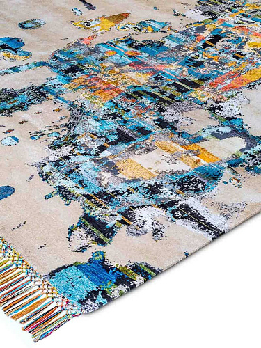 Eco handgemaakt luxe vloerkleed