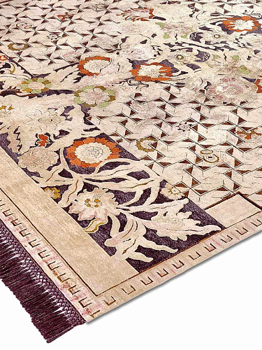 Floral Versus handgeweven vloerkleed