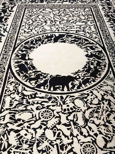 Tapis tissé main Paradise Birds