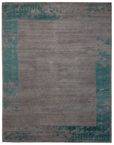 Tapis Ferrara Special Border gris bleu